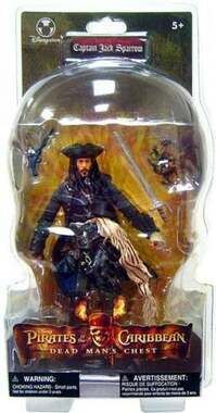 Disney Pirates of the Caribbean Dead Man's Chest Captain Jack Sparrow Figure NEW